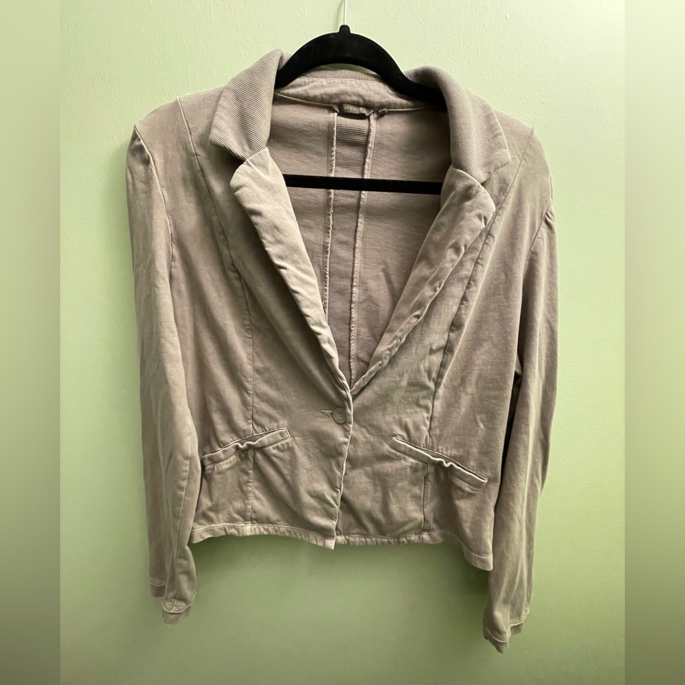 Womens Sandwich 100% cotton Light Blazer Casual Size XL (fits like M-L)